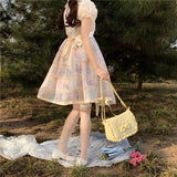 Vvsha  Harajuku Sweet Lolita  Handbag Women Japanese  Solid Color Chain Plaid Shoulder Bag Ladies Kawaii Underarm Bag