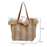 Vvsha Casual Top-Handle Bags Large Tote Beach Bag Shopping Bags Underarm Shoulder Bag Female Commute Women Handbags Tote Bags