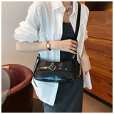 Vvsha Heart Silver Y2k Handbag Women New Hot Girls Leather Casual Messenger Bag Wallet Female Fairycore Aesthetic Shoulder Bag