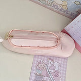 Vvsha Christmas gift Ballet shoes creative design girl heart makeup bag female stationery storage student pencil case