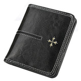 Vvsha 2023 New Mini Women Wallets Free Name Engraving Fashion Small Wallets Zipper PU Leather Quality Female Purse Card Holder Wallet