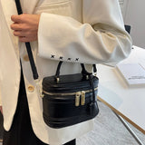 Vvsha Brand Barrel-shaped Shoulder Bags Women Fashion Top Handbag  High Quality Crossbody Square Bag and Purses Ladys Cute Clutch Bag