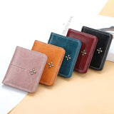 Vvsha 2023 New Mini Women Wallets Free Name Engraving Fashion Small Wallets Zipper PU Leather Quality Female Purse Card Holder Wallet