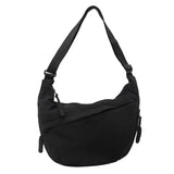 Vvsha Leisure Crossbody Hobo Bag with Large Capacity Versatile and Niche Design Nylon Shoulder Bag Student Class Mailman Bag Handbag