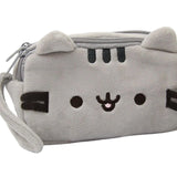 Vvsha Plush Pencil Case Cute Cat Makeup Bag Large Capacity Portable Pencil Bag