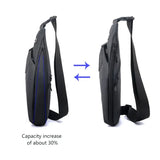 Vvsha Anti-theft Chest Bags Crossbody Bag for Men Messenger Bag Sling Shoulder Bag Mobile Phone Waterproof Bagpack Travel Sports Bags