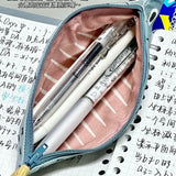 Vvsha Christmas gift 1Pc Creative Simulated Grouper Shape Pen Bag Students Large Capacity Funny Cute Stationery Storage Supplies Pencils Bag