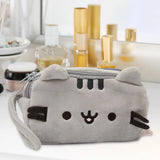 Vvsha Plush Pencil Case Cute Cat Makeup Bag Large Capacity Portable Pencil Bag