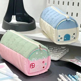 Vvsha Christmas gift Cute House Pen Bag Large Capacity Storage Stationery Stationery Box Student Pen bag Korean Stationery Pencil Case Pencil Pouch