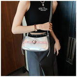 Vvsha Heart Silver Y2k Handbag Women New Hot Girls Leather Casual Messenger Bag Wallet Female Fairycore Aesthetic Shoulder Bag