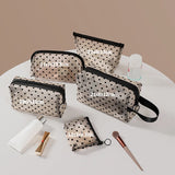 Vvsha Heart Transparent Mesh Makeup Bag Multifunction Portable Women Cosmetic Storage Pouch Ladies Toiletry Lipstick Organizer Bags