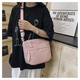 Vvsha Casual 2024 Shoulder Bag For Women Men Students Fashion Commuting Large Capacity Storage One Crossbody Korean Underarm Bag