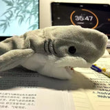 Vvsha Christmas gift Cute Plush Shark/Turtle Large Capacity Pen Bag Creative Pencil Case Students Gift Storage Bag Multifunctional Stationery