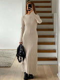 Vvsha Your Knit Needs Met Maxi Dress