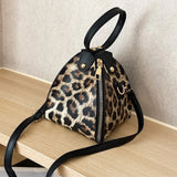 Vvsha Leopard Print Woman Bag PU Leather Crossbody Bags Mini Girls Messenger Bags Female Shoulder Handbag Snake Skin Clutch Bag Purse