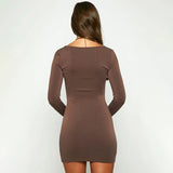 Vvsha Truly Basic Mini Bodycon Dress