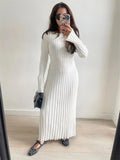 Vvsha Your Knit Needs Met Maxi Dress