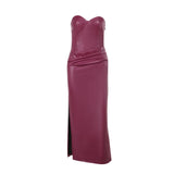 Vvsha She's Passionate Strapless Midi Dress