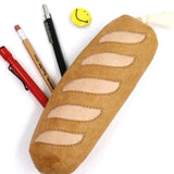 Vvsha Christmas gift Japanese Baguette Pen Bag Personalized Large Capacity Student Pencil Case Creative Cute Storage Bag Stationery Box Kawaii Bag