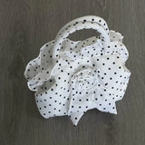 Vvsha Bowknot Dot Printed Design Handbag 2024 New Zipper Solid Flower Hobo Bags Casual Canvas Large Capacity Small Tote Bags For Women