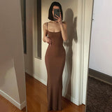 Vvsha Hannah Slim-Fit Maxi Dress