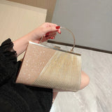 Vvsha New sparkling banquet handbag with chain stap women crossbody bags lady party handheld bag