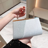 Vvsha New sparkling banquet handbag with chain stap women crossbody bags lady party handheld bag