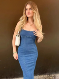 Vvsha Denim Sundae Midi Dress