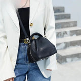 Vvsha Bubble Sheepskin High-grade Handbag New Niche Design Cloud Bucket Bag Leather Crossbody Bag Handbag