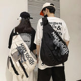 Vvsha Men's Korean Trend Messenger Shoulder Bag Sports Travel Large Capacity Backpack Female Students Crossbody Chest Casual Bag bolso