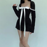 Vvsha Vanilla Vista Striped Bow Dress