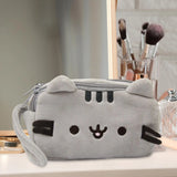 Vvsha Plush Pencil Case Cute Cat Makeup Bag Large Capacity Portable Pencil Bag