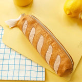 Vvsha Christmas gift Japanese Baguette Pen Bag Personalized Large Capacity Student Pencil Case Creative Cute Storage Bag Stationery Box Kawaii Bag