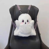 Vvsha Little Ghost Backpacks For Women Classic Backpacks For Women Funny Halloween Backpacks For Women Cute Women's Chic Shoulder Bags