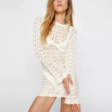 Vvsha Sophia Backless Knit Mini Dress