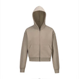 Vvsha  No. 10828 BOXY ZIP-UP HOODIE