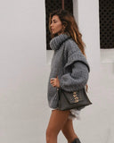 Vvsha Christmas Gift Outfit Carolla Knitted Oversize Sweater