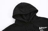 Vvsha  No. 5047 BLACK LETTER HOODIE