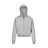 Vvsha  No. 10828 BOXY ZIP-UP HOODIE