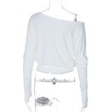 Vvsha Christmas Gift outfit  Lachlan Long Sleeve Crop Top