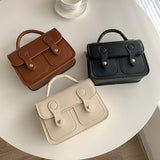 Vvsha Vintage Women handbag small female shoulder bag pu leather ladies Totes girl messenger bags bolsas femininas brown satchels