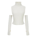 Vvsha Christmas Gift outfit  Knitted Women's Turtleneck Long Sleeve Top Sweater 2024 Fashion Korean Style Autumn Winter Pullover Vest Pull Femme Sweaters