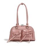 Vvsha Christmas Gift outfit -The Galactic Satchel Bow Leather Shoulder Bag