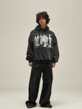 Vvsha  No. 10039 PUNK SHADOW PULLOVER HOODIE