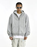 Vvsha  No. 10828 BOXY ZIP-UP HOODIE