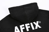 Vvsha  No. 5047 BLACK LETTER HOODIE