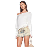 Vvsha Christmas Gift outfit  Lachlan Long Sleeve Crop Top