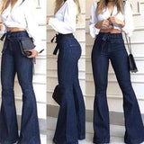 Vvsha Christmas Gift Outfit Graduation gift 2022 High Waist Wide Leg Jeans Brand Women Boyfriend Jeans Denim Skinny Woman's Vintage Flare Jeans Plus Size 2XL Pant