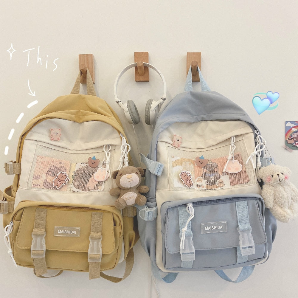 Korean Kawaii Backpacklarge Capacity Backpackcute 