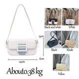 Back to College High-quality fashion Leather Crossbody Shoulder Bags for Women 2021 Solid color Ladies Designer Bags Simple Ladies Messenger bag